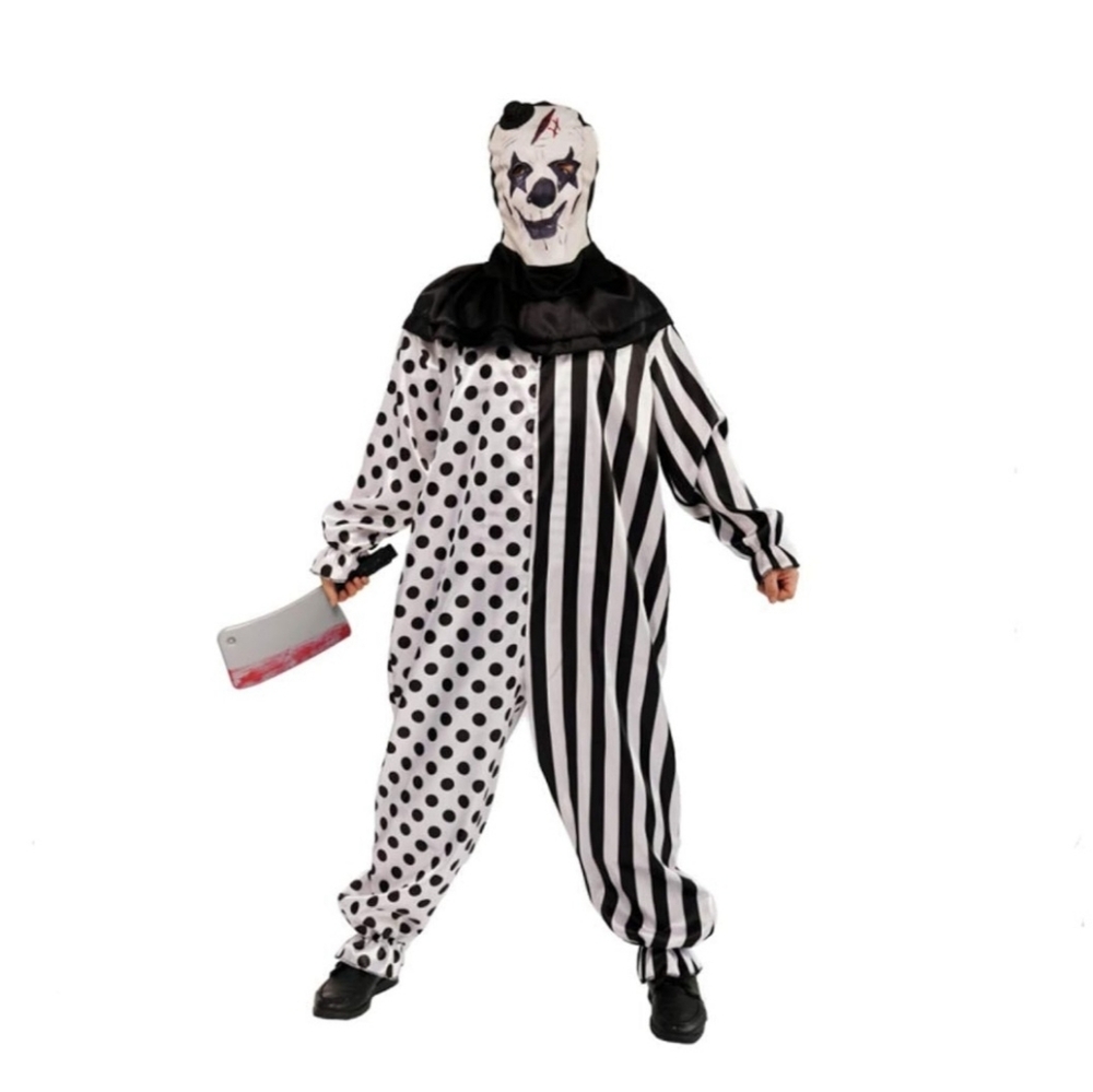 Mens Clown Halloween Costume Large
